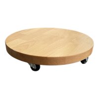 Pflanzenroller rund aus Buche Massivholz - verschiedene...