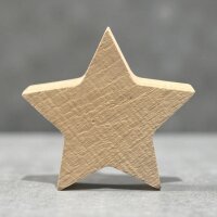 Holzsterne aus Eiche Massivholz – Weihnachtsdeko...