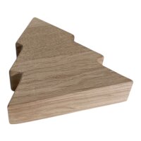 Flaschenöffner "Weihnachtsbaum" aus Eiche - personalisierbar