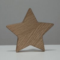 Flaschenöffner "Stern" aus Eiche -...