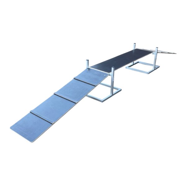 Laufsteg, Brücke, Balanciersteg, Agility-Steg - Aluminium- wasserfest