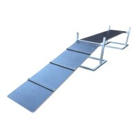 Laufsteg, Brücke, Balanciersteg, Agility-Steg - Aluminium- wasserfest