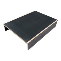 2in1 Positionsbox mit herausnehmbarer Wand BEIDSEITIG GUMMIERT für das Hundetraining - wasserfest - verschiedene Größen