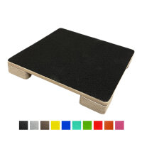 Target, Placeboard "EASY" für das Hundetraining - mit Filz - verschiedene Farben und Größen 30x30cm-grau